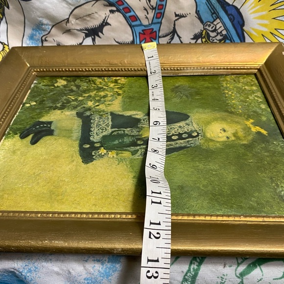 Vintage A Girl with a Watering Can Reproduction Framed Art by Renoir - Picture 8 of 9